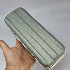 Vintage Peavey Microphone Replacement Hard Shell Protective Case Gray AS IS