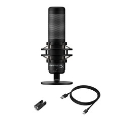 HyperX QuadCast S Black- RGB USB Condenser Microphone Factory Sealed New