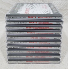 SFX SOUNDSCAPE LIBRARY 1997 WORLD ED. SPORTS SOUND EFFECTS SAMPLES 10 CD’S SET