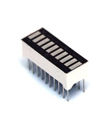 5pc LED 10 Segment Bar Display Segment Size=5.1×1.78mm * Color = Red A1025RWA