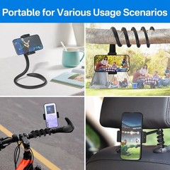 Universal Mic Stand Holder for Microphone Stand Fits Most 3.5″ – 7.5″ Smartph…