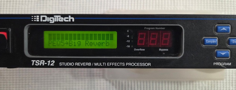 DigiTech TSR-12 Studio Reverb / Multi-Effects Processor Vintage 1990s