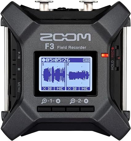 Zoom F3 2-input Field Recorder 32bit Black New Careful Packaging