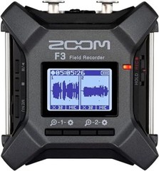 Zoom F3 2-input Field Recorder 32bit Black New Careful Packaging
