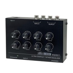 EQ207 7 Band Equalizer Parametric Equalizer Multiuse Sturdy Car Audio Equalizer