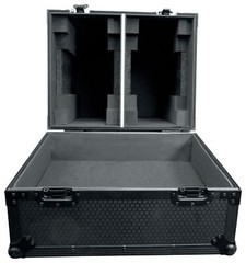 Rockville Black Road Case Fits (2) American DJ Inno Spot Pro Moving Head Lights
