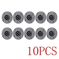 10x NL4MPR Speakon 4 Pole Round Chassis Mount Connector Replacement for Neutrik