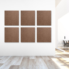 SilentPoly™ Dual-Tone Acoustic Panels 2×2 or 2×4 Sound Treatment Panel for Walls