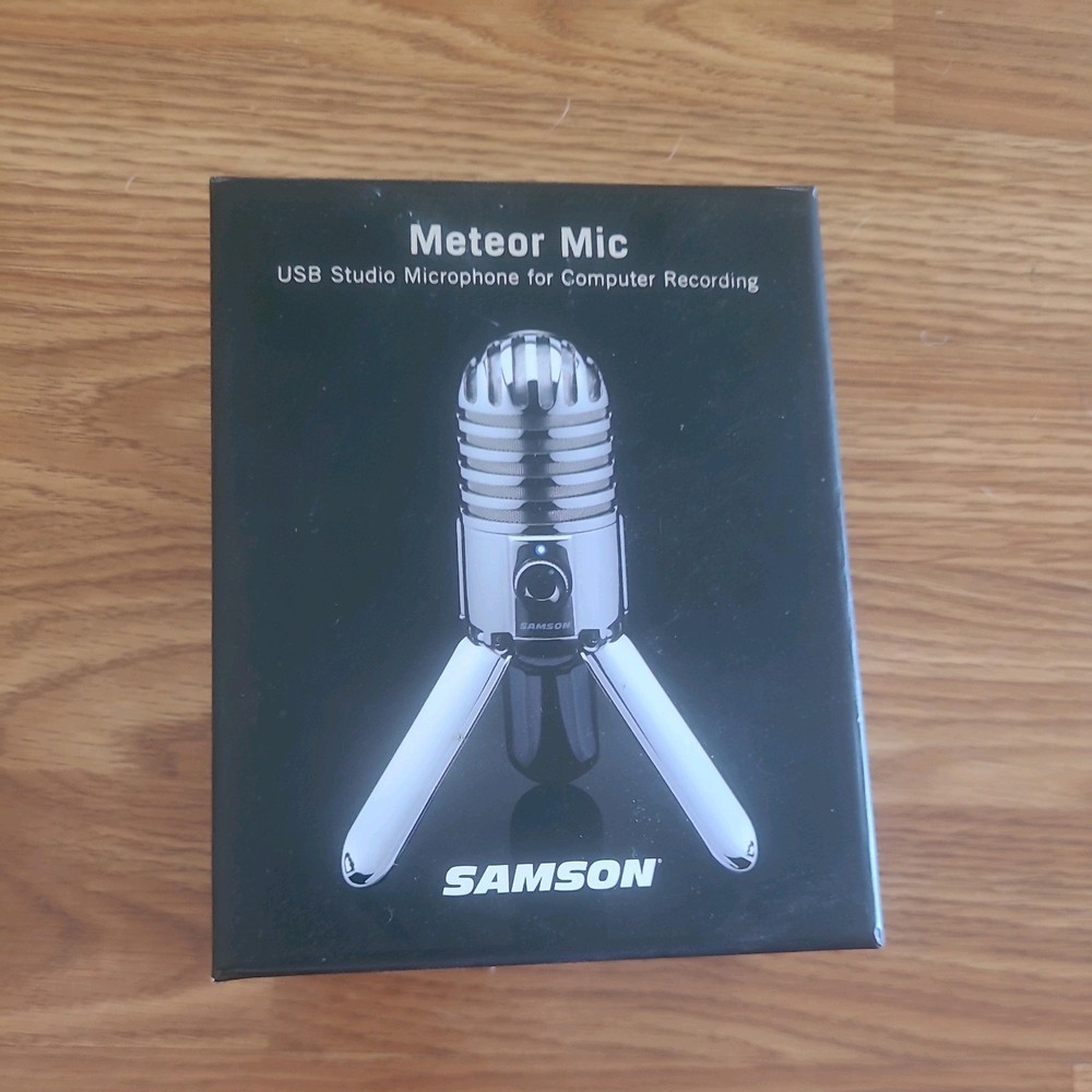 Samson Meteor Mic USB Studio Microphone for Computer Recording free shipping