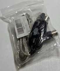 USB IN-OUT MIDI Interface Cable Converter to PC Music Keyboard Adapter Cord