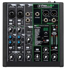 Mackie ProFX6v3 6-Channel Professional Effects Mixer w/USB ProFX6 v3+Headphones