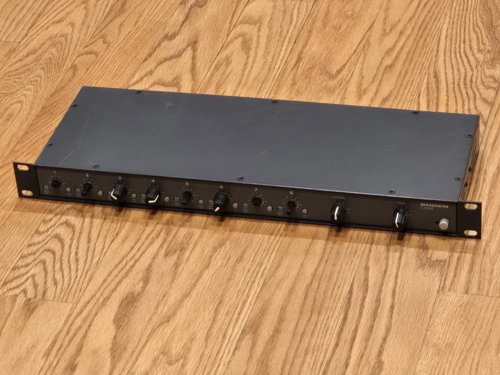 BOGEN Communications Inc. CAM8 Audio MIXER Made in USA Rack Mount | Parts/Repair