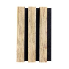 Acoustic Wood Wall Panels Samples Pack/White oak-4PCS