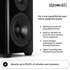 Crystal-Clear Sound: IsoBlock Silicone Isolation Feet – Non-Adhesive Vibration D