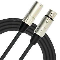 Cable MP-280-20/BK – 20 feet – XLR to XLR Microphone Cable Black PVC Jacket