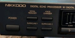 Nikkodo DEP-2000K Digital Echo/Key Processor 1U Rack 2CH RCA 1/4″ Black