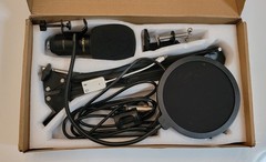 ZINGYOU Condenser Microphone Bundle, BM-800 Mic Kit with Adjustable Mic
