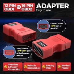 Original Daewoo & GM OBD2 to OBD1 Adapter, 2026 OBDI 12 Pin Male Socket to 16