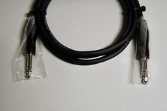 Interconnect Cable: 1/4 inch TRS Male to Male-6ft-Pearstone-24 Gauge-New in pkg