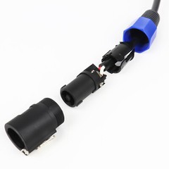 Speakon Extension Cable Male to Male Speaker Twist Lock Wire 10 20 50 55 80 Feet