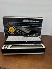 DUBREQ Stylophone Original Pocket Synthesizer Portable Analog 50th Anv TESTED