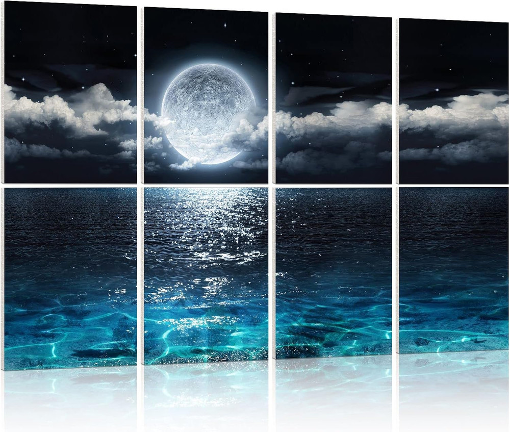 Acoustic Panels, Soundproof Wall Panels: Sound Absorbing Wall Art, 8 Pack 12″X16