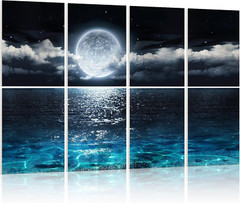 Acoustic Panels, Soundproof Wall Panels: Sound Absorbing Wall Art, 8 Pack 12″X16