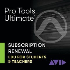 Pro Tools – ULTIMATE 1-Year Subscription RENEWAL – Student/Teacher (Education Pr