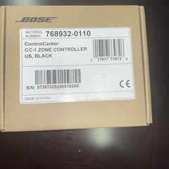 Bose Professional ControlCenter CC-1 Zone Controller – Black