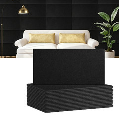 32PCS 24×12″ Acoustic Panels Self-adhesive Studio Noise Soundproofing Wall Tiles