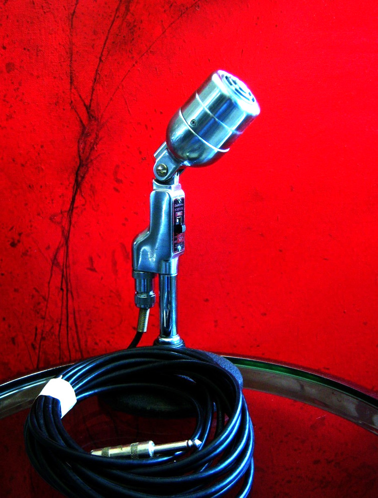 Vintage RARER 1940’s Electro Voice 630 dynamic microphone Low Z w cable 635 664