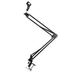 Desk Mic Stand Wide Application Adjustable Table Mic Stand Sturdy Reinforced