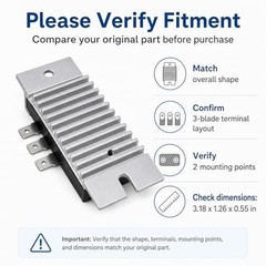 20 Amp Voltage Regulator Rectifier 21066-7011 21066-0740 – 1-Pack – Also