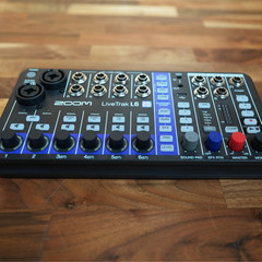 Zoom LiveTrak L6 10-Channel Digital Mixer Ultra compact Recorder Multitrack