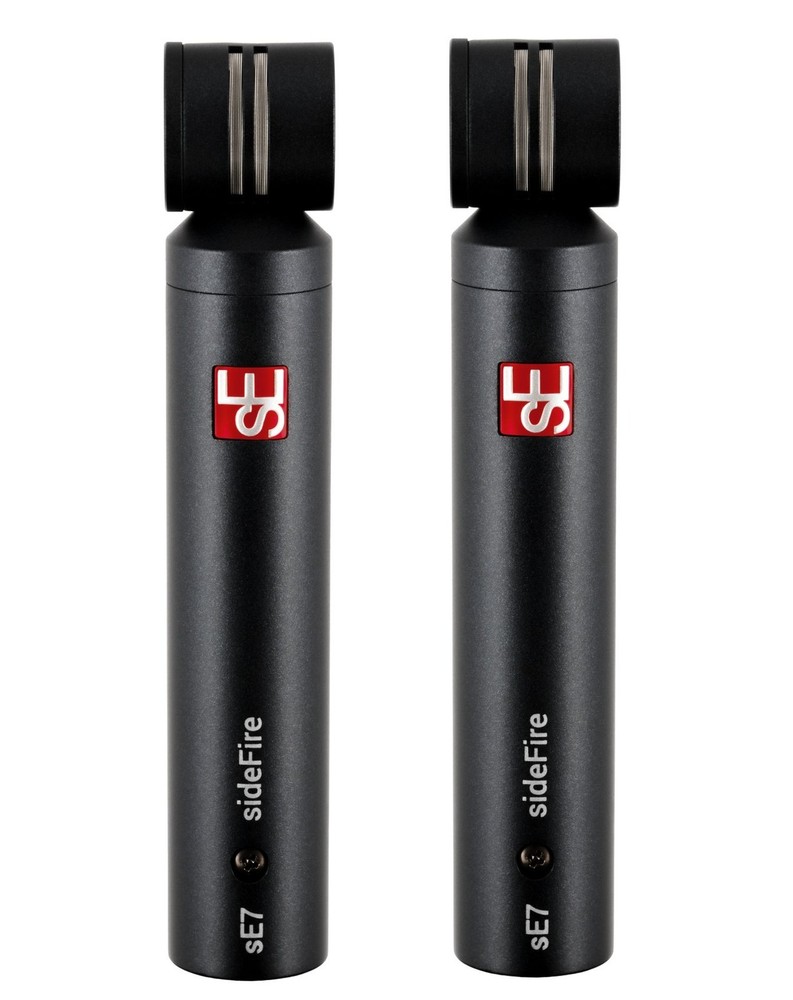 Pair Se Electronics sE7sF SideFire Live Sound / Recording Condenser Microphones