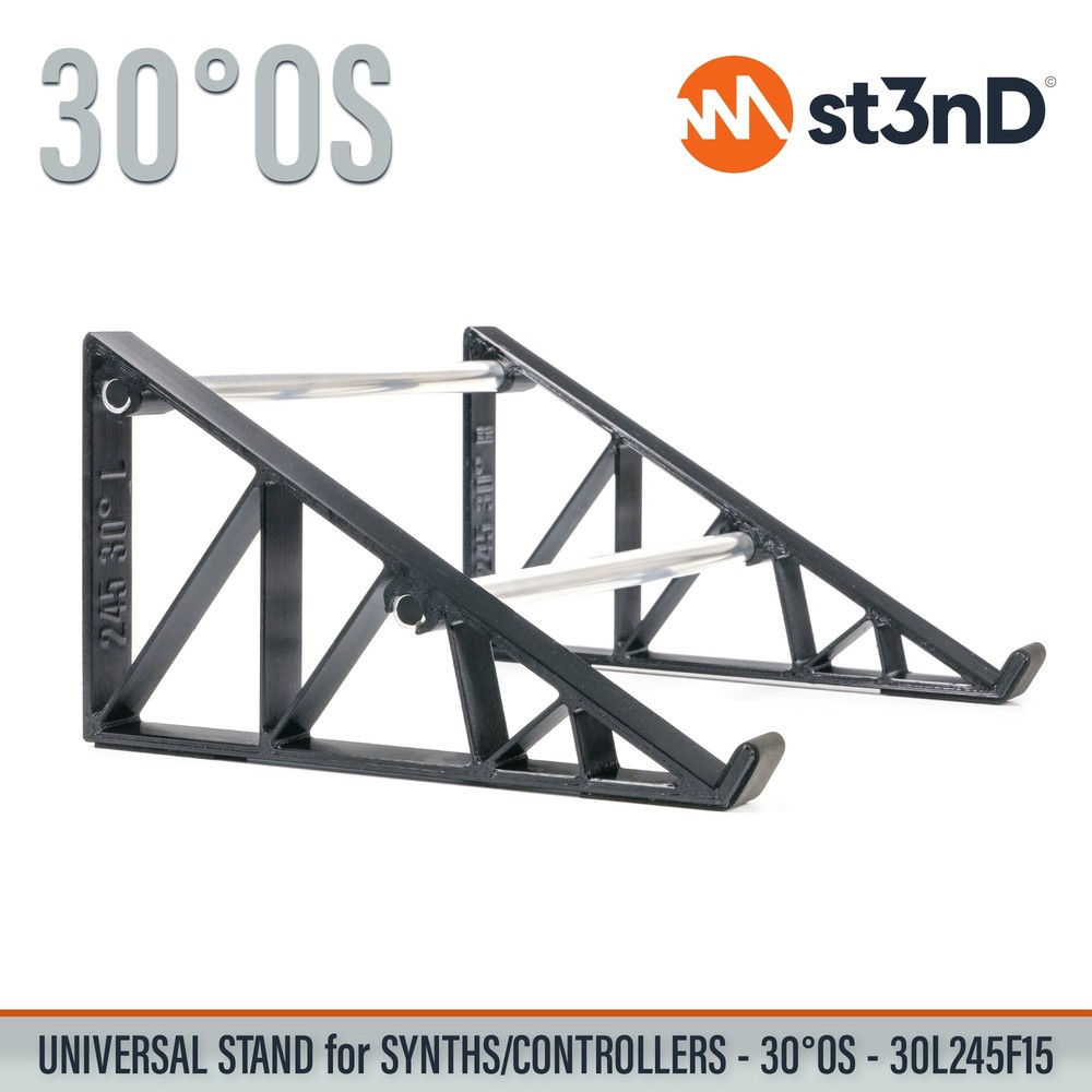 UNIVERSAL STAND for SYNTHS / CONTROLLERS – 30° – Open Style – 30L245F15 (Arturia