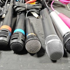 Lot of 9 Used Microphones – Various Models & Brands, Working