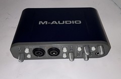 M-Audio Fast Track Pro Digital Recording Interface MIDI 2.0 Audio /No Ac Adapter