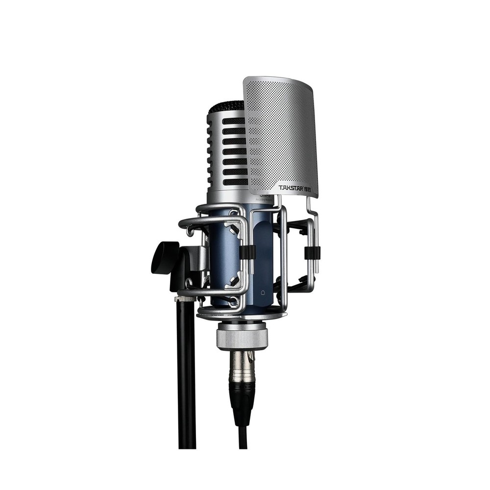 TAKSTAR XLR Cardioid Condenser Microphone, 34mm Large Diaphragm Professional …