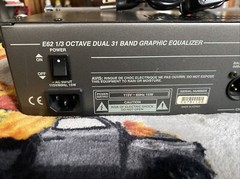 Samson E62 Studio Graphic Equalizer – Dual Channel 31-Band TESTED