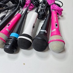 Lot of 15 Wired Microphones – Various Models, Used Condition