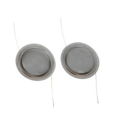 2pcs Tweeter Voice Coil Transparent Sound Film Dome Tweeter Accessory