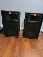 JBL TS125 PA Speakers With Crown Amp And Cords Included. Local Pickup Only-Look!