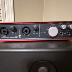 Focusrite Scarlett 6i6 USB Audio Interface MIDI In/Out Phantom Power