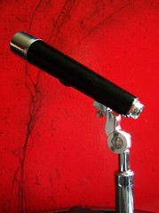 Vintage 1950’s Aiwa DM-8 Dynamic microphone w stand prop Olson Lafayette RCA # 2