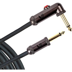 Planet Waves Circuit Breaker Instrument Cable Latching Right Angle Plug 20ft Blk