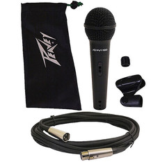 Peavey PV6 BT Pro Audio DJ Bluetooth 6 Channel Slim Mixer & PVi 100 Microphone