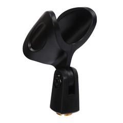 2PCS Universal 180° Microphone Clips Clamp Holder For Wired/Wireless Mic Stand
