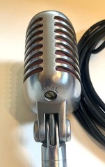 Vintage Shure 55S Unidirectional Dynamic „Elvis“ Microphone w/Cable – Tested!