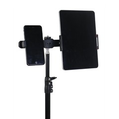 Practical Double Cell Phone Holder Multi-purpose Plastic Rotating 1Pcs